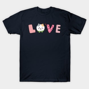 Love cartoon typography T-Shirt